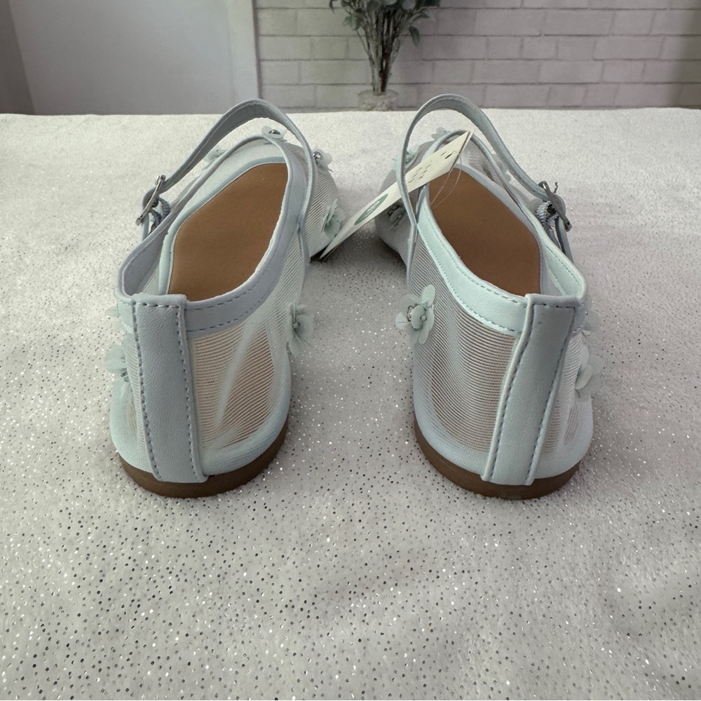 A NEW DAY Women’s Light Blue Everly Floral Mary Jane Flats - Picture 4 of 9